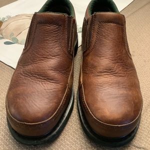 John Deere JD7325 Steel Toe No Slip Work Loafers, size 8M
